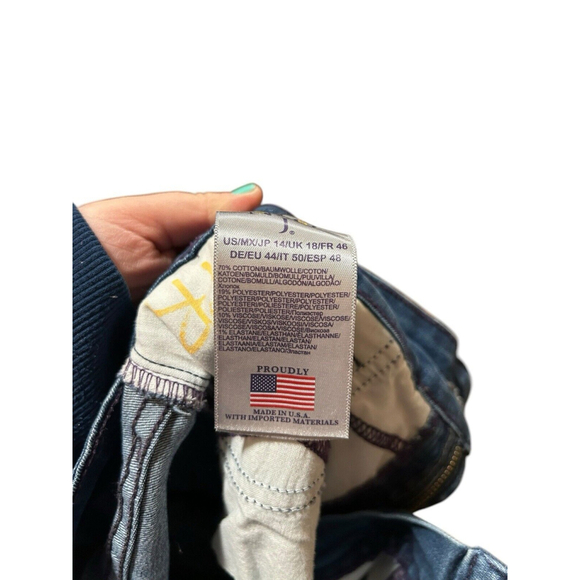 NYDJ NOT YOUR DAUGHTER'S JEANS MARILYN STRAIGHT WOMENS SIZE 14 - Picture 7 of 10